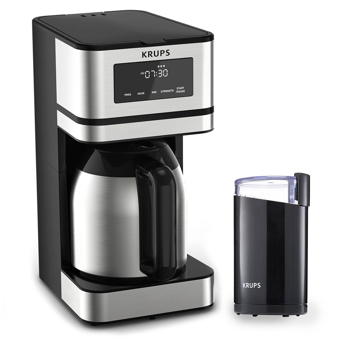 Krups Cafetera de Goteo y Molino de Café 14 Tazas