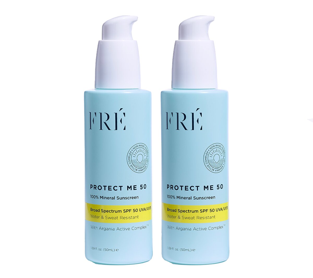 Fré Protector Solar Ultra Ligero FPS 50 de Origen Mineral 2 piezas