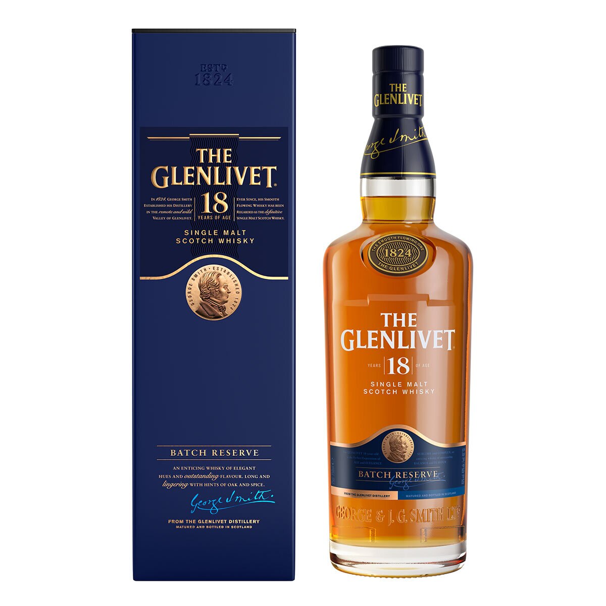 Whisky The Glenlivet 18 Años 750ml Costco México