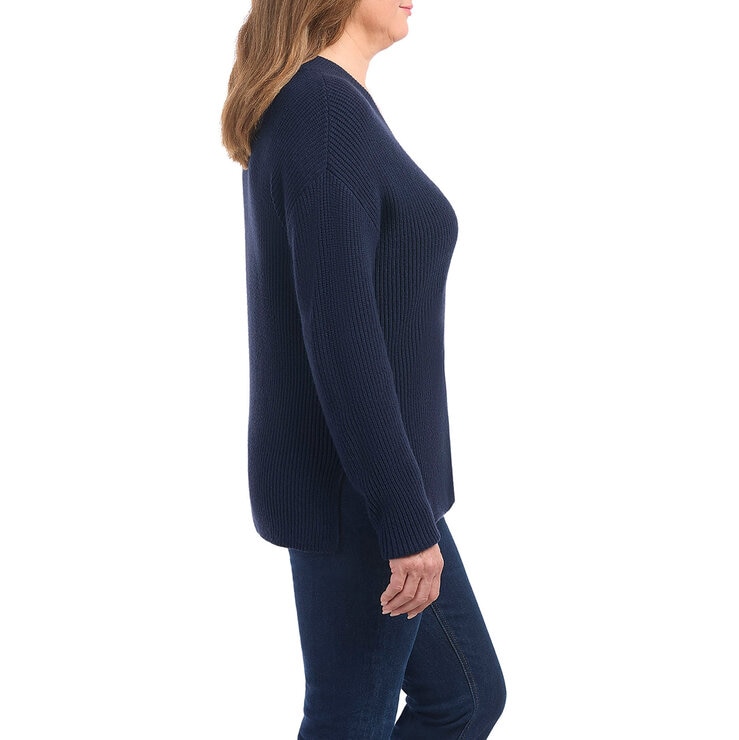 Hilary Radley Suéter para Dama Azul Extra Grande Hilary Radley Suéter para Dama Azul Extra Grande
