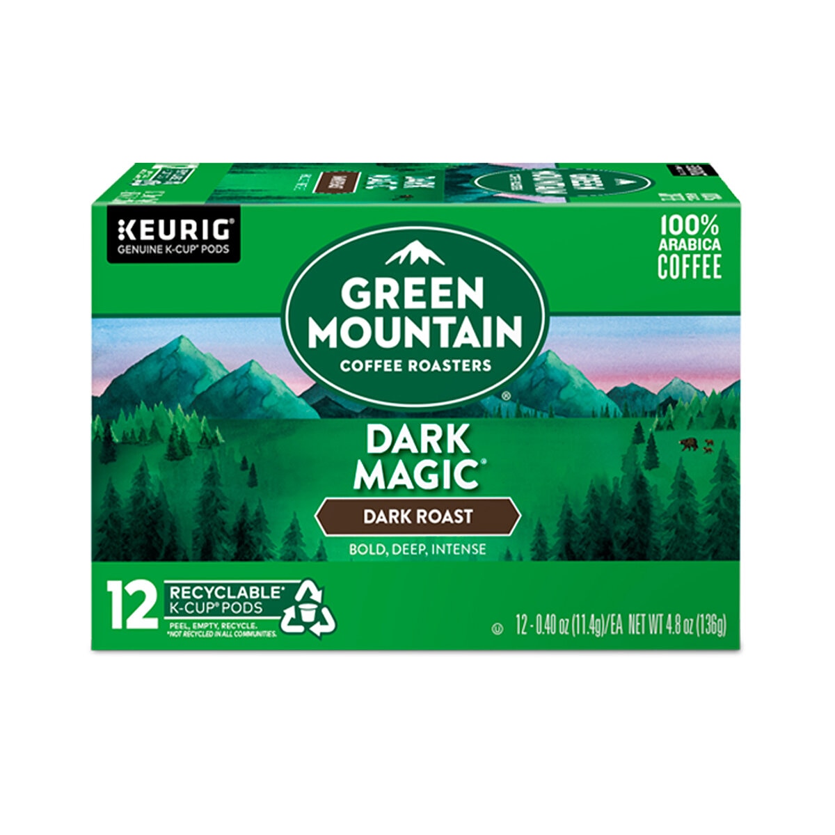 Keurig, Green Mountain Coffee Roasters Dark Magic, 72 cápsulas K-Cup