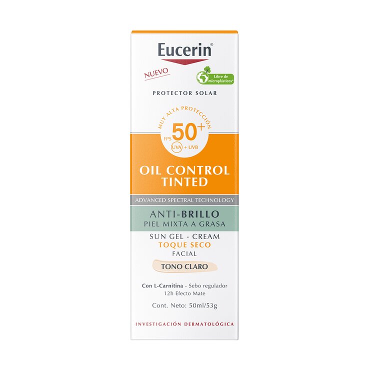 Eucerin Protector Solar FPS 50+ Oil Control Tono Claro 50 ml