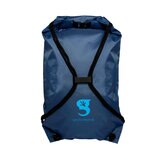 GeckoBrands, Mochila Impermeable con Cordones de Uso Rudo, Color Azul