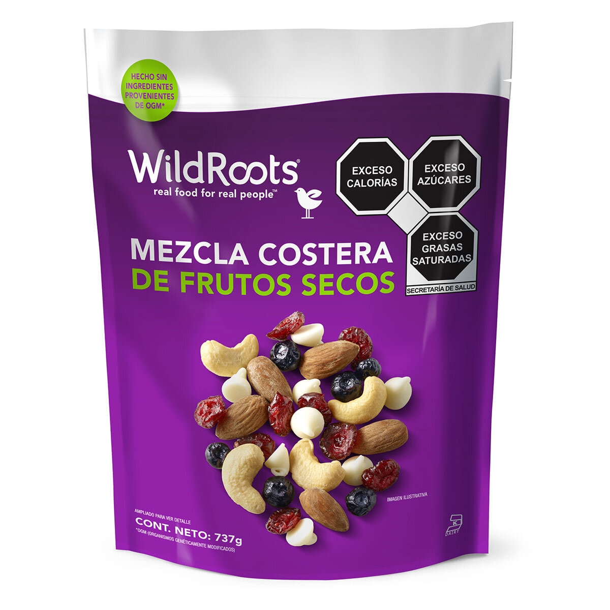 Wild Roots Mezcla Costera de Frutos Secos 737 g