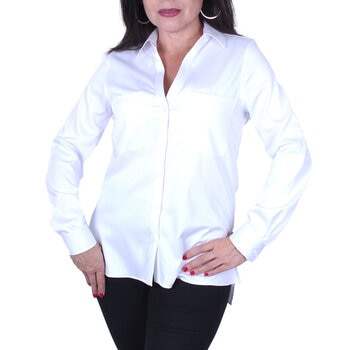Emporio Colombo, Blusa de Bamboo para Dama en Varias Tallas, Color Blanco