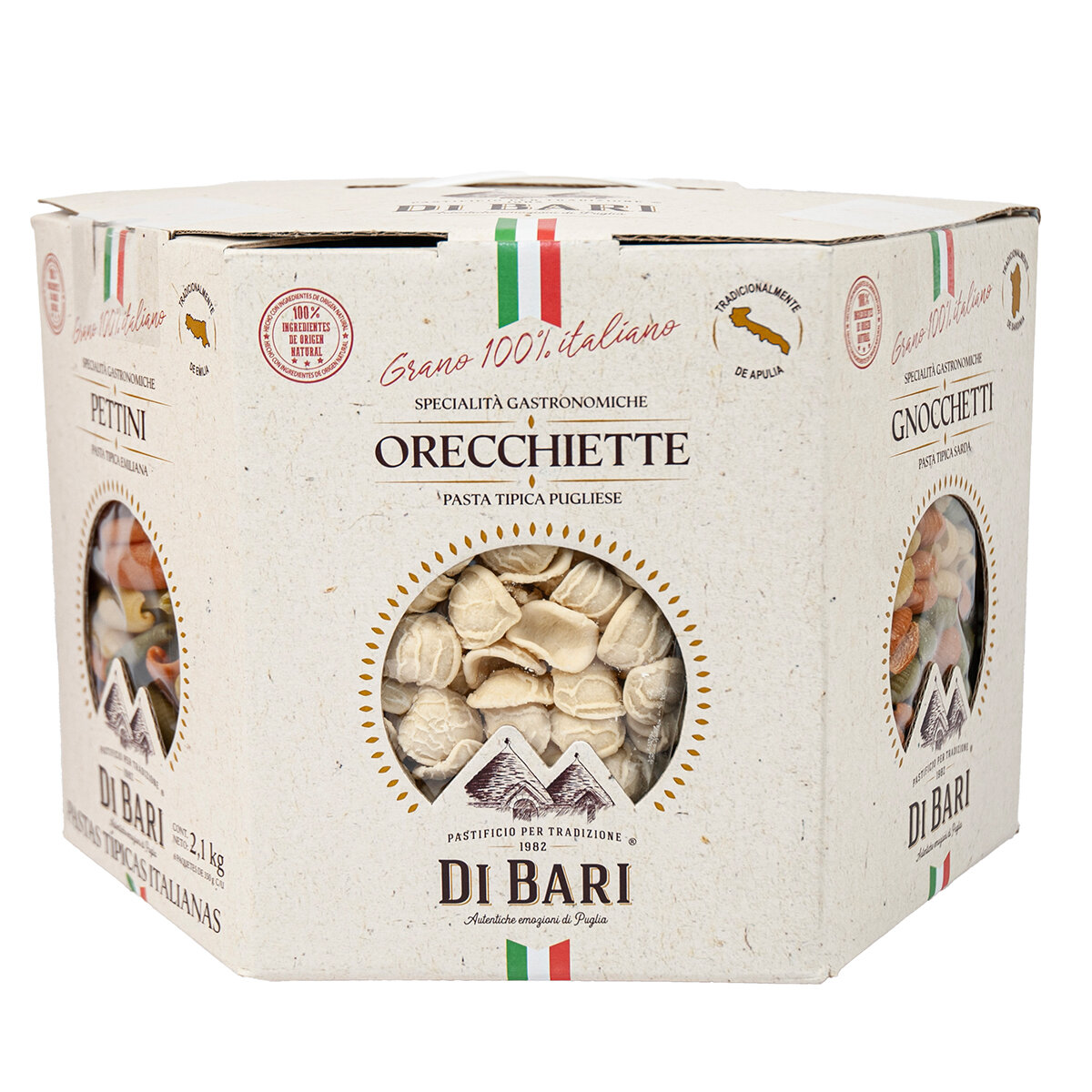Di Bari Surtido de Pastas 6 pzs de 350 g