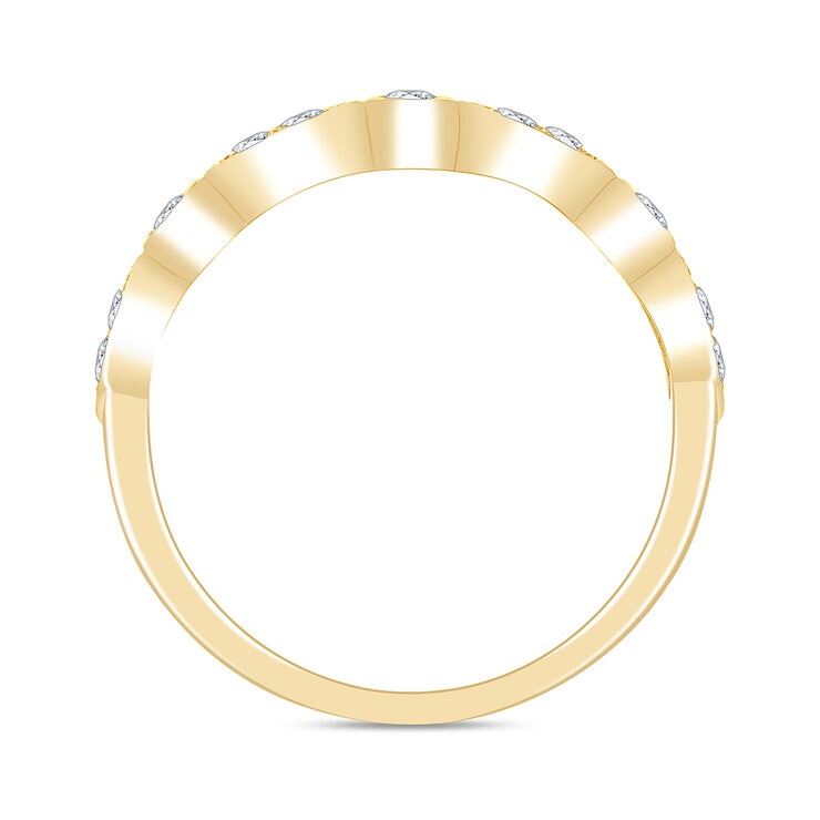 Anillo, Diamantes 0.23ctw, Oro Amarillo