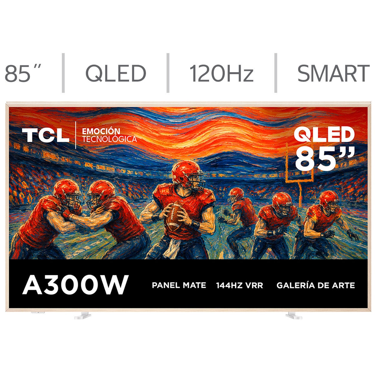TCL Pantalla 85" QLED 4K NXTVISION Google TV 85A300W TCL Pantalla 85" QLED 4K NXTVISION Google TV 85A300W
