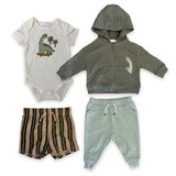 René Rofé Baby Conjunto de 4 piezas para Bebés Verde 9 Meses René Rofé Baby Conjunto de 4 piezas para Bebés Verde 9 Meses