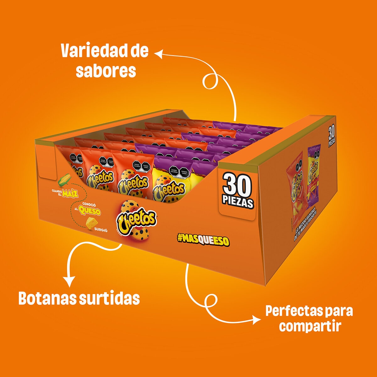 Cheetos Botana Surtida 30/20gr
