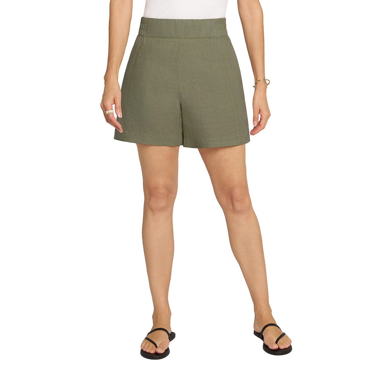 Matty M Shorts tipo Lino para Dama Varias Tallas y Colores Matty M Shorts tipo Lino para Dama Varias Tallas y Colores