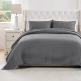 Greenland Home Fashions Juego de Cama Tamaño King 3 piezas Gris