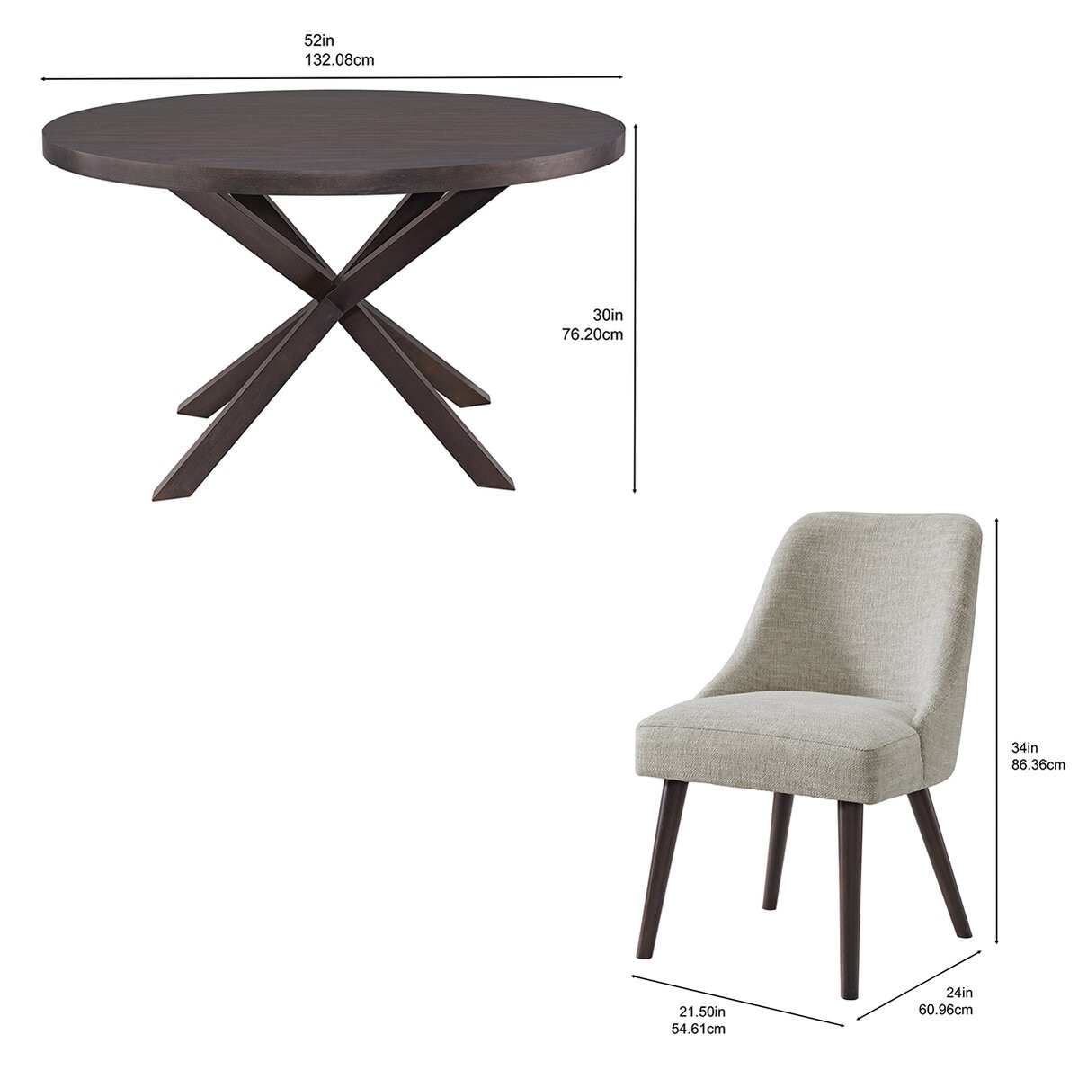 Northridge Home, Juego de Comedor de 5 piezas