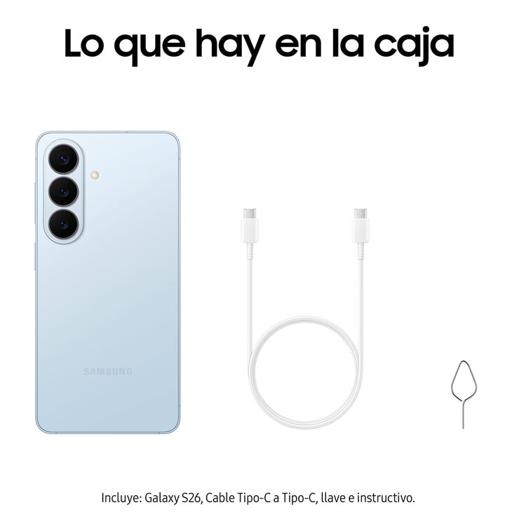 Samsung Galaxy S26 256GB Azul Cielo Samsung Galaxy S26 256GB Azul Cielo