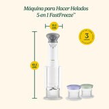 Cuisinart, Máquina para hacer Helados 5 en 1 FastFreeze Cuisinart, Máquina para hacer Helados 5 en 1 FastFreeze