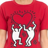 Keith Haring Conjunto de Pijama para Dama Rojo Chica