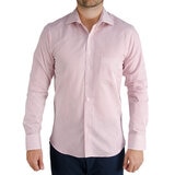 Emporio Colombo, Camisa de Algodón para Caballero Corte Slim, Color Blanco, Varias Tallas