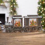 Tren Navideño con Nieve y Luces LED, Varios Modelos