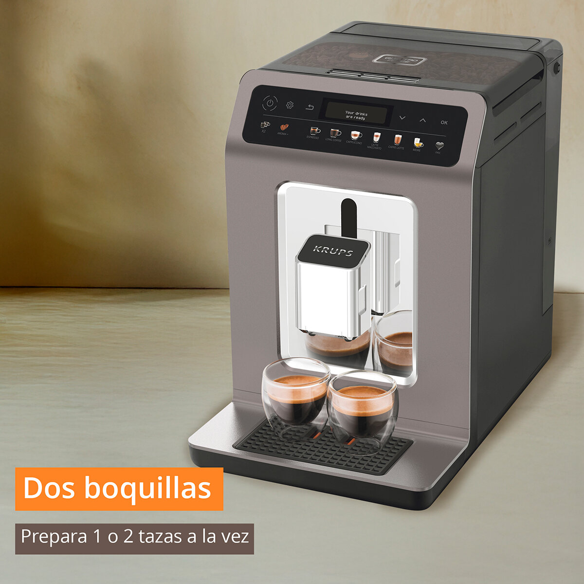 Krups Cafetera Automática Evidence One , incluye kit de mantenimiento
