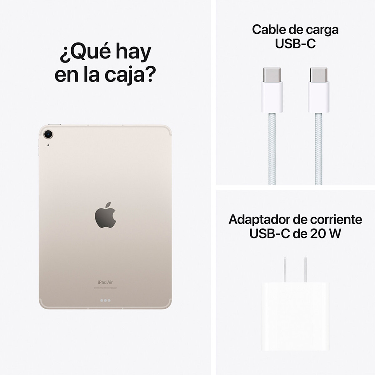 Apple iPad Air 11" Wi-Fi + Cellular 128GB Blanco Estelar