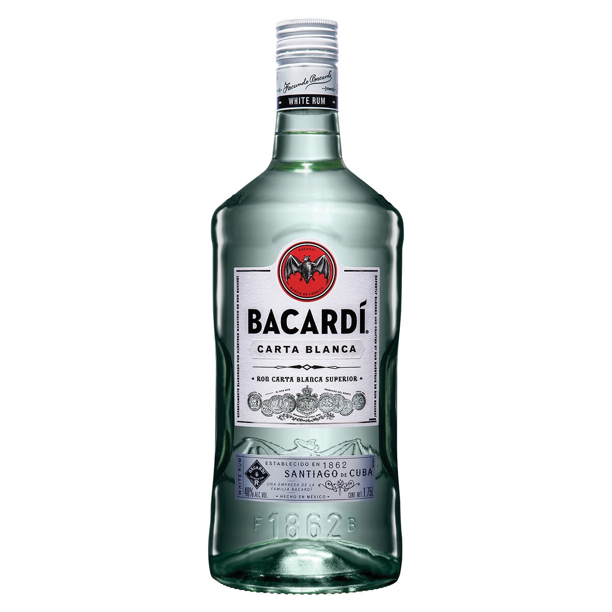 Ron Bacardí Blanco 1.75 L