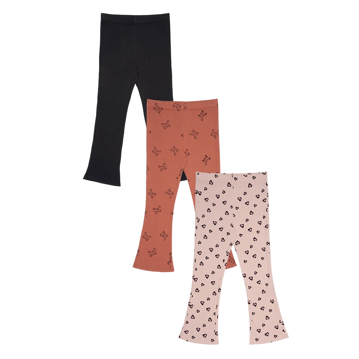 Pekkle Leggings para Niñas 3 piezas Varias Tallas y Colores