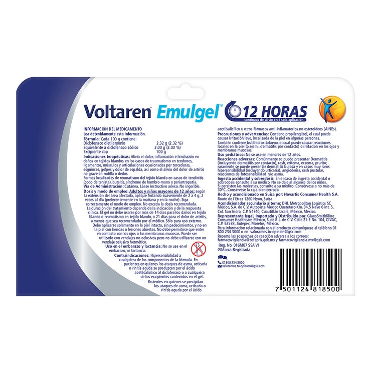 Voltaren Emulgel Diclofenaco Gel 2.32% 100g + 50g