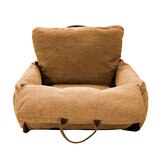 IPET Asiento de Viaje para Mascota con Protección de Teflón, Color Café