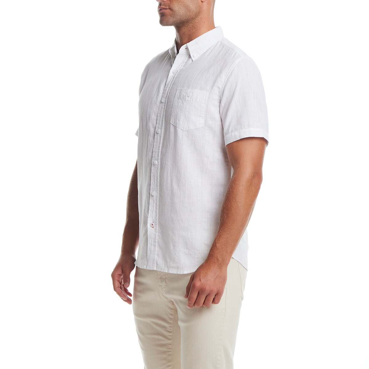 Weatherproof Vintage Camisa para Caballero Blanco Chica