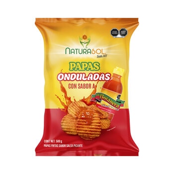 Naturasol Papas Onduladas con Sabor a Botanera 500 g Naturasol Papas Onduladas con Sabor a Botanera 500 g