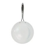 Westinghouse, Set de Sartenes 24 y 30 cm, Cerámica Blanca, Acero Inoxidable