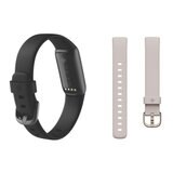 Fitbit Bundle Luxe Negro + Classic Band White Large