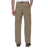 BC Clothing Pantalón Convertible para Caballero café Chica (28-30) largo 30