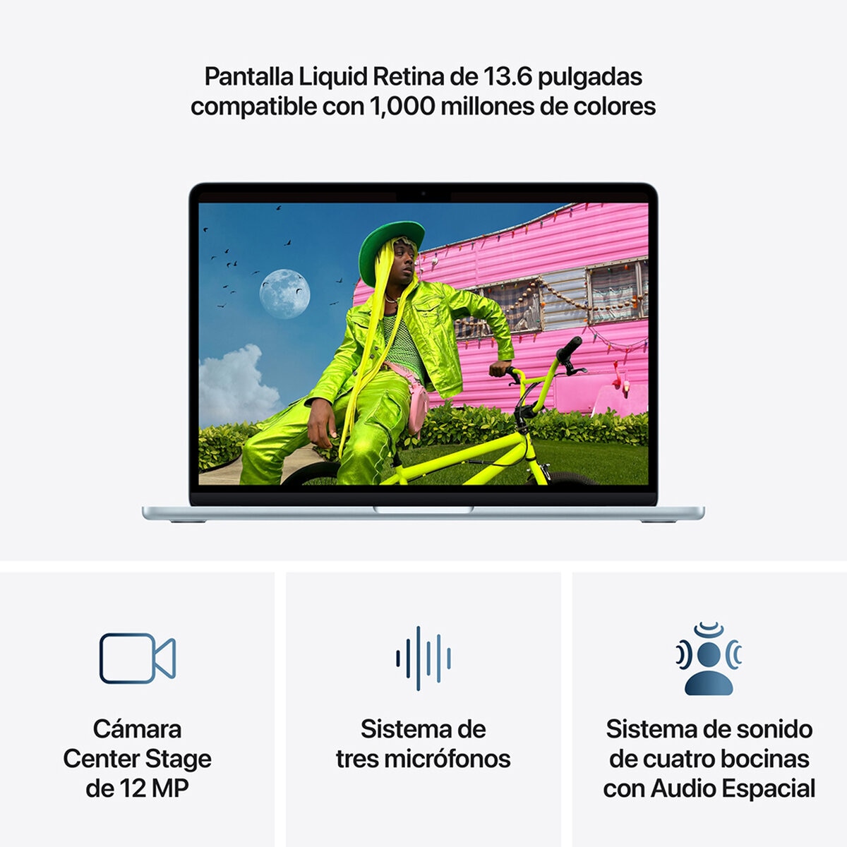 Apple MacBook Air 13" M5 16GB 512GB SSD Azul Cielo Apple MacBook Air 13" M5 16GB 512GB SSD Azul Cielo
