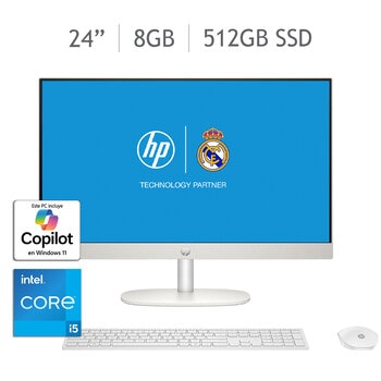 HP All-In-One 24-cr0350la Desktop 24" Full HD Intel Core i5 8GB 512GB SSD + 12 Meses M365 Personal