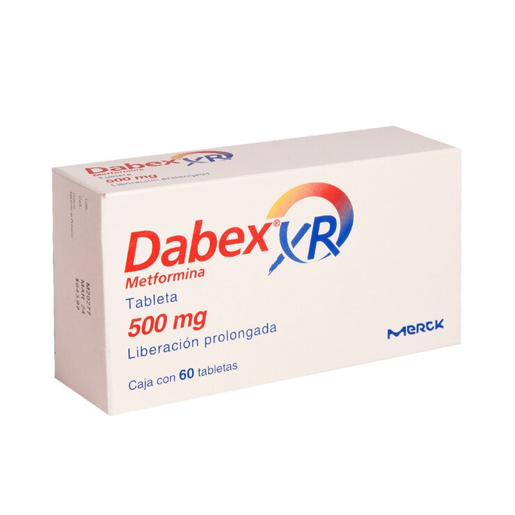 Dabex XR 500 mg 60 Tabletas