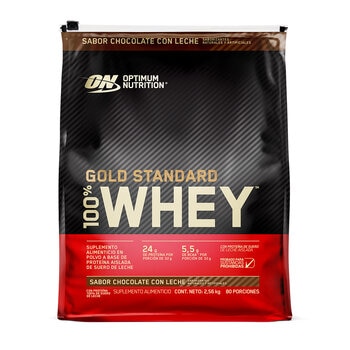 Gold Standard Whey Proteína en Polvo Sabor Chocolate con Leche 2.56kg