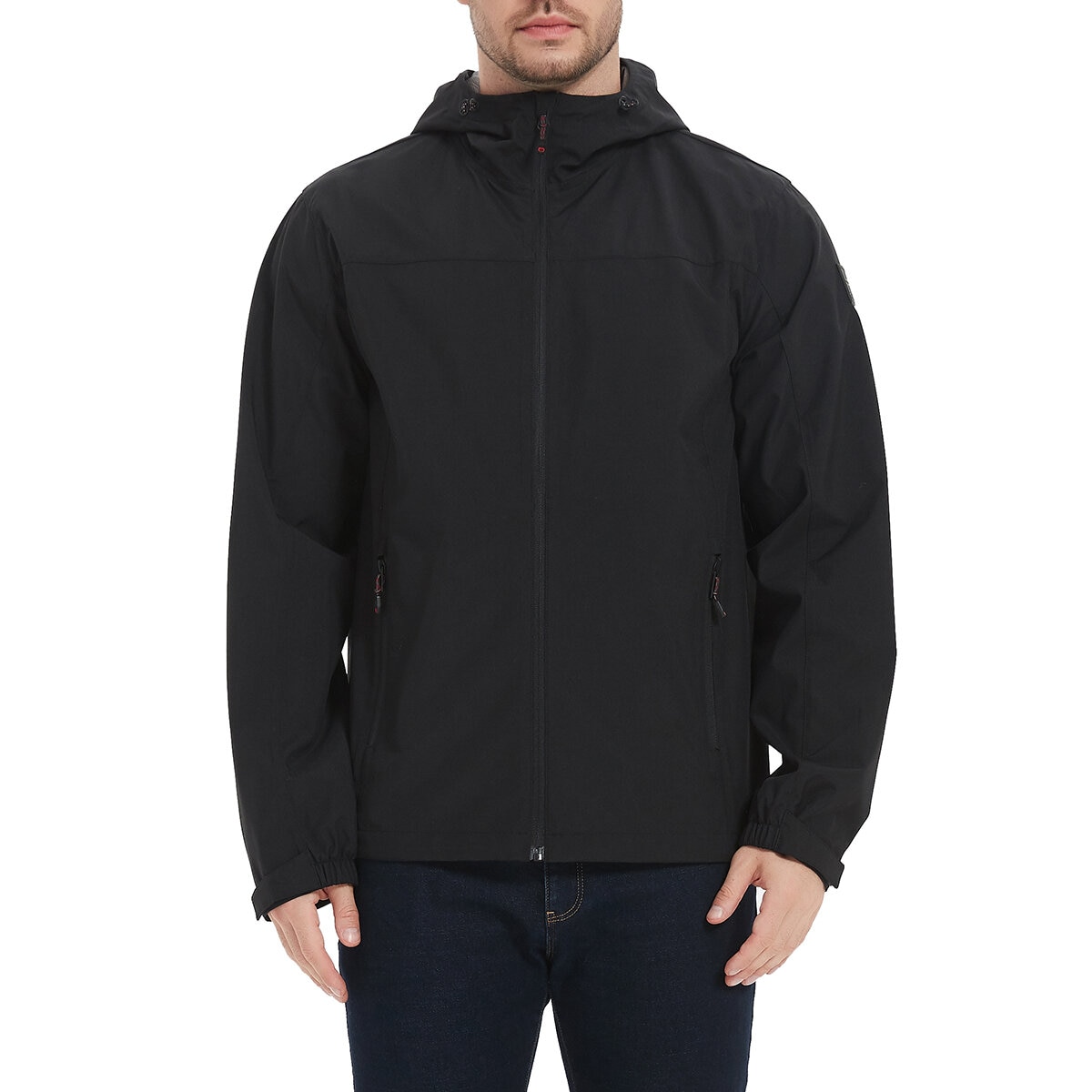Hawke & Co Chamarra para Caballero Negro Grande