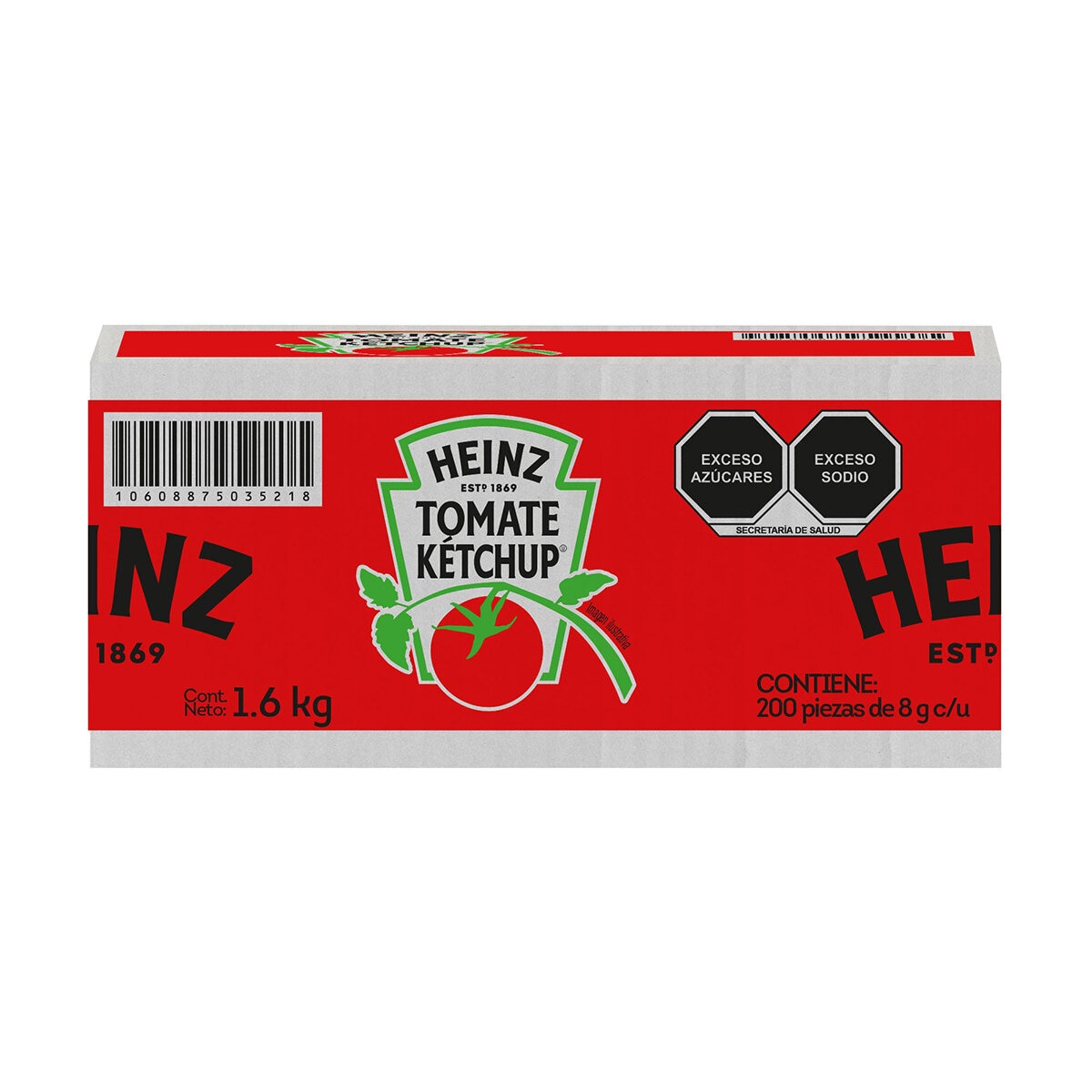 Heinz Catsup 192 sobres de8 g