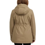 Teddi Rose Chamarra impermeable para Dama Café Chica
