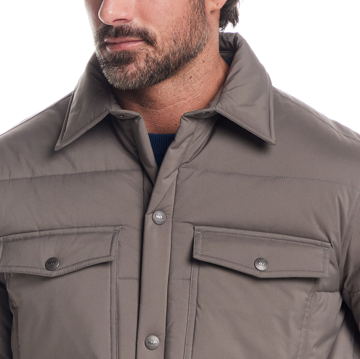 Weatherproof Chamarra para Caballero Gris Chica