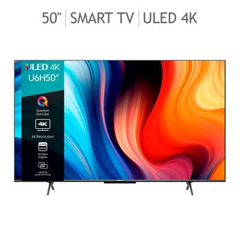 Hisense Pantalla 50" ULED 4K UHD Smart TV