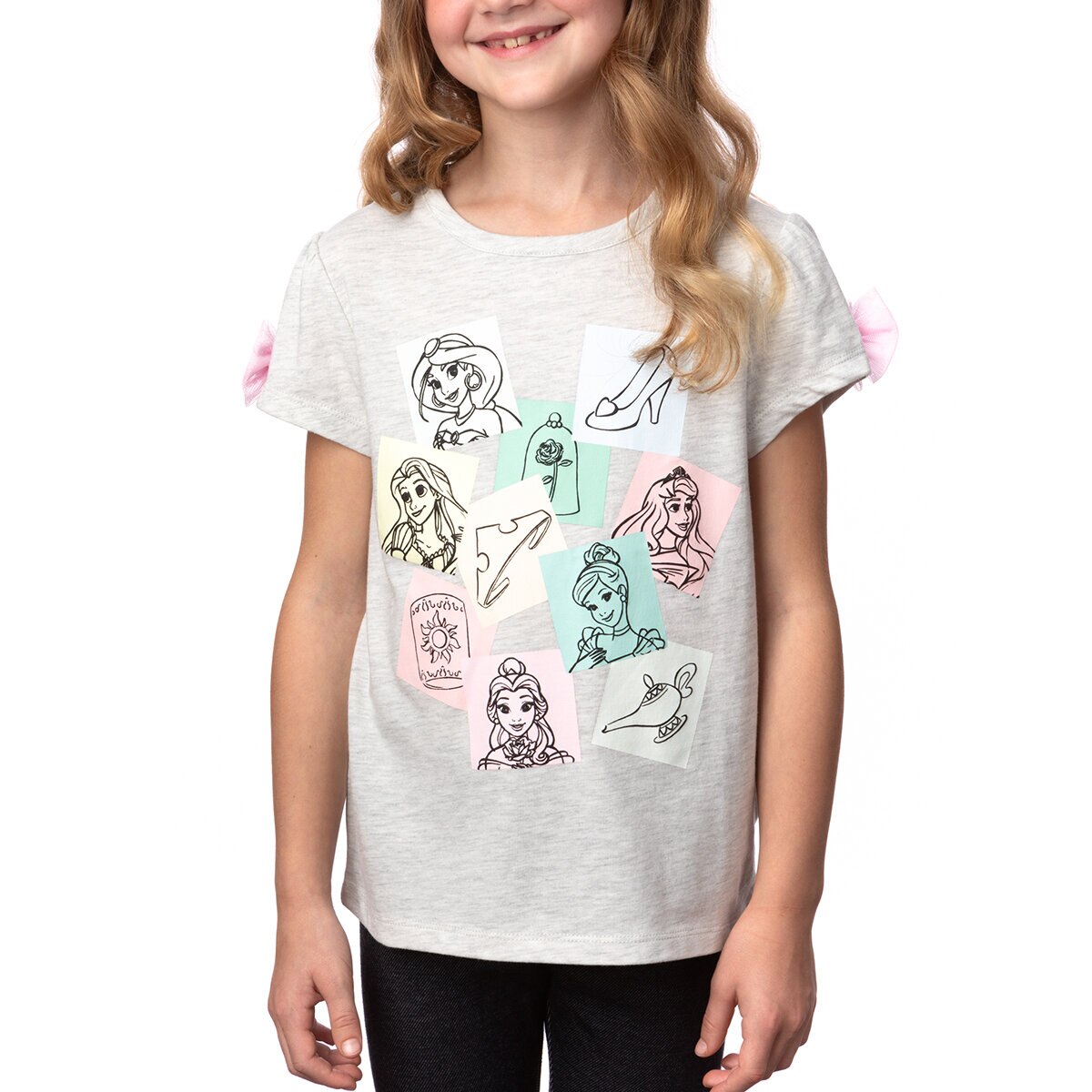 Disney Playera 4 piezas para Niños o Niñas Princesas 3 Años