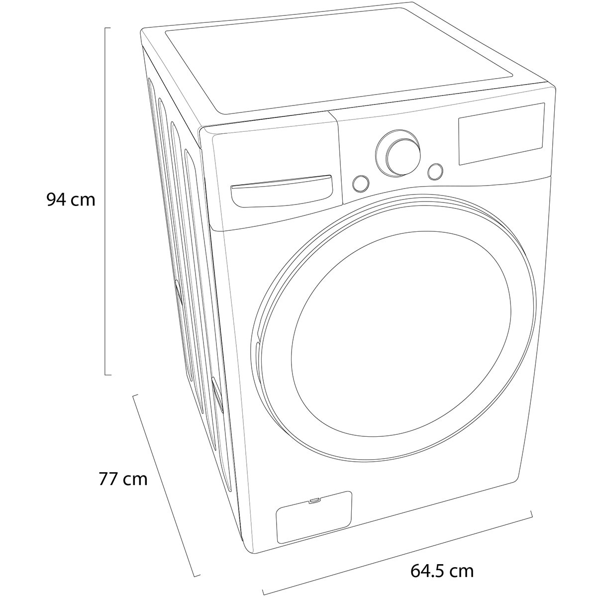 Lavasecadora LG eléctrica 16 kg WD16SG2S6