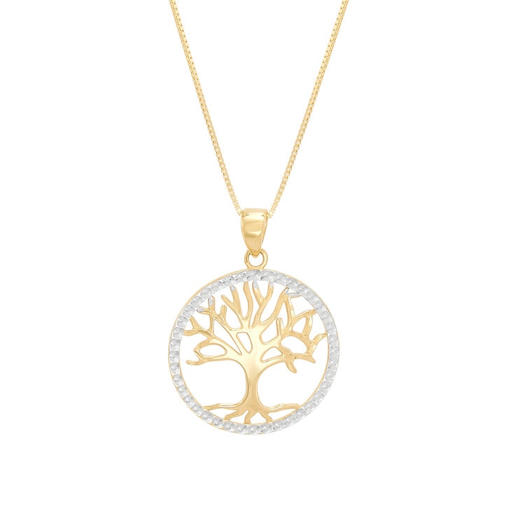 Dije Arbol de la Vida, Oro Amarillo 14K Dije Arbol de la Vida, Oro Amarillo 14K