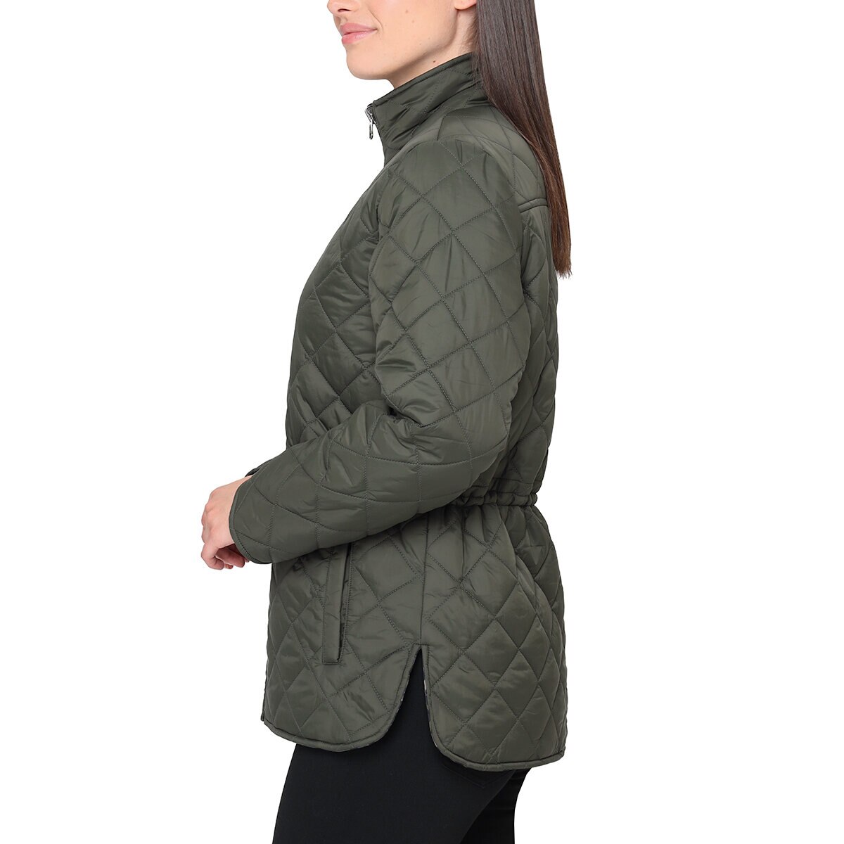 Nicole Miller Original Chamarra reversible para Dama Verde Mediana