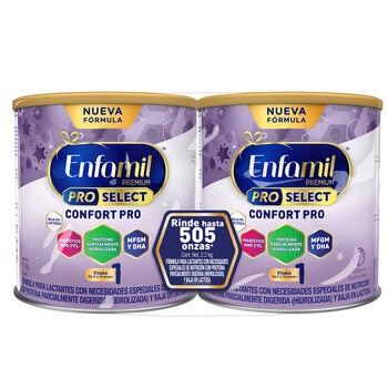 Enfamil Premium Confort Fórmula Láctea 2 pzas de 1.1 Kg