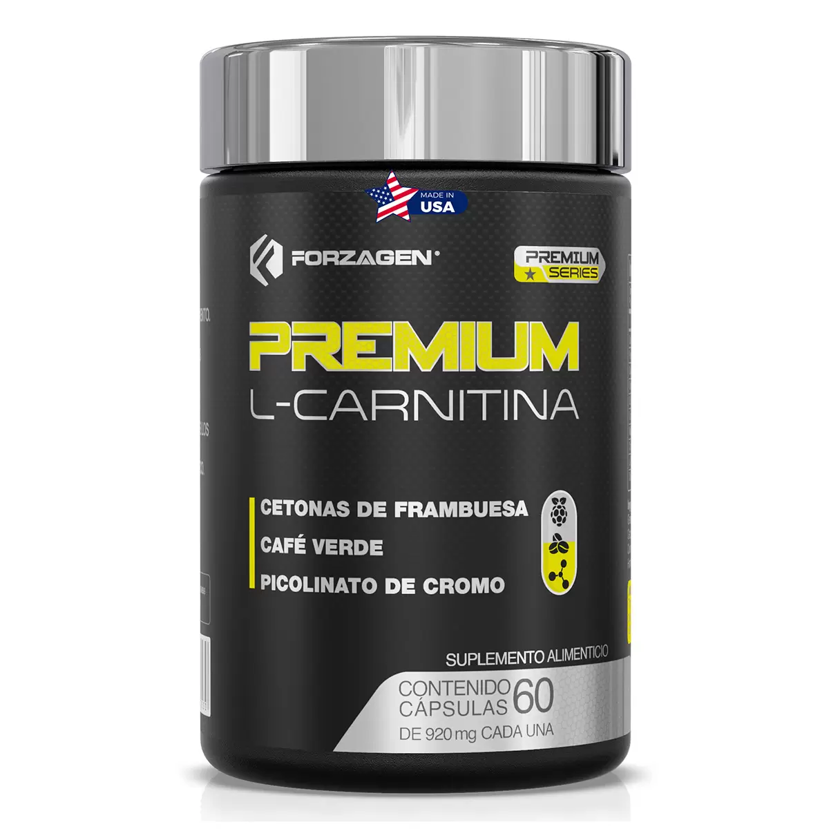 Forzagen Premium L-Carnitina 60 Cápsulas