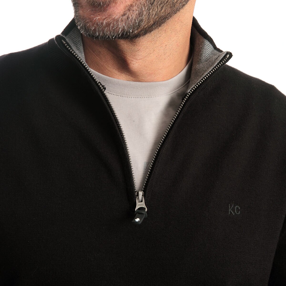 Kenneth Cole Suéter para Caballero Negro Mediana Kenneth Cole Suéter para Caballero Negro Mediana