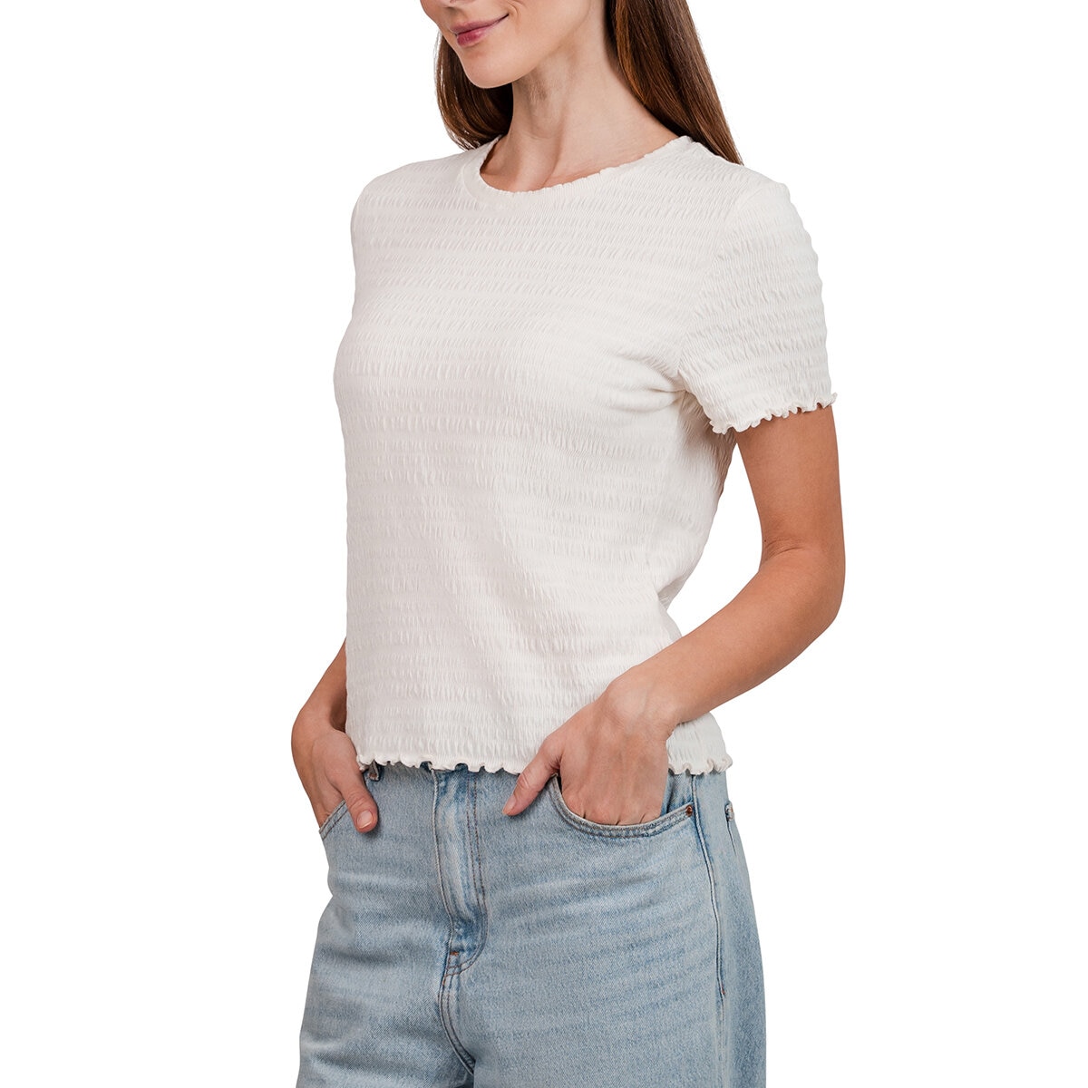 Kersh Blusa para Dama Blanco Mediana